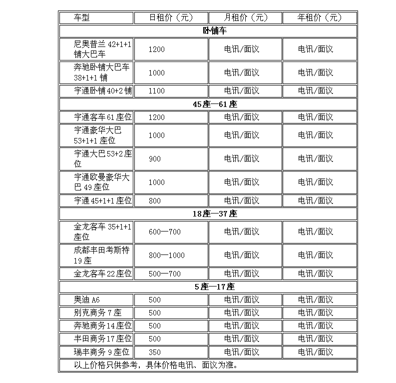 鄭州30人的大巴車包車費(fèi)用多少錢？